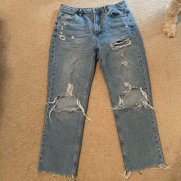 COPY - Boyfriend Straight Jeans Distressed! - Picture 7 of 7
